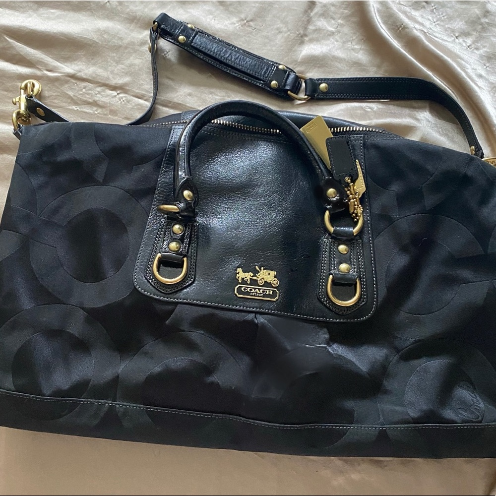 Vintage Coach Duffle Bag